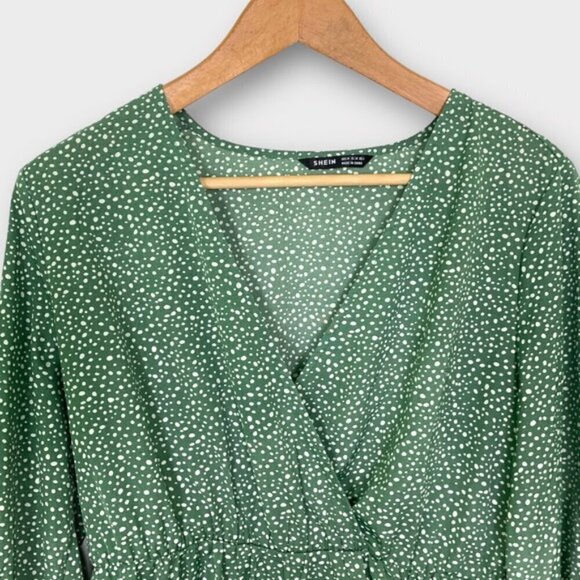 Shein Long Sleeve Flouncy Dress - Picture 4 of 9